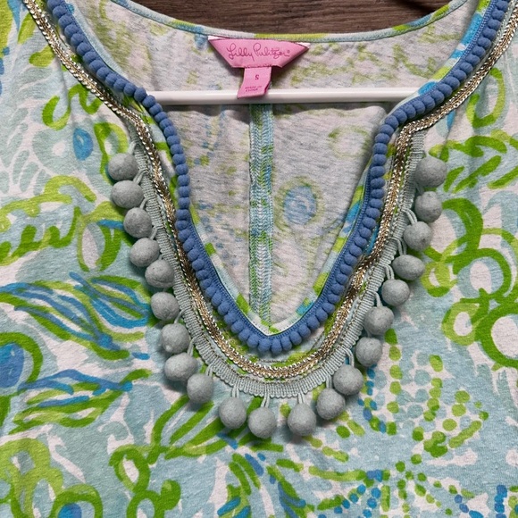 Lilly Pulitzer Green and Blue Midi Dress Sundress Women’s Size Small - Picture 7 of 7